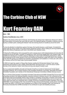 Kurt Fearnley OAM