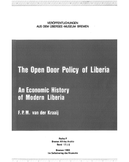 The Open Door Policy of Liberia