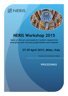 NERIS Workshop 2015