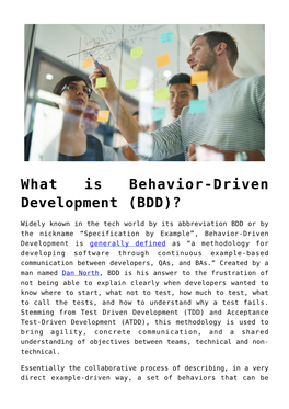 What Is Behavior-Driven Development (BDD)?