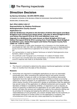 FPS/L3055/14D/17 Decision Date