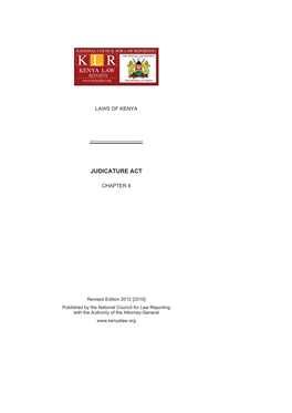 Judicature Act