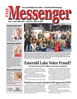 Emerald Lake Voter Fraud? Sion to Study Sexual Abuse Prevention Education