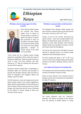 April 2010 Newsletter