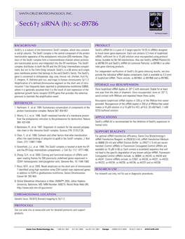 Sec61γ Sirna (H): Sc-89786