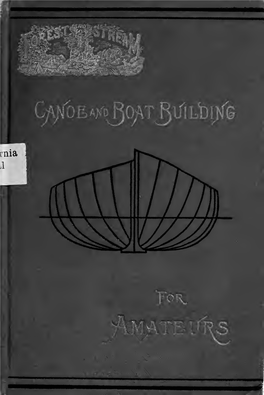Canoe and Boat Buildings by W