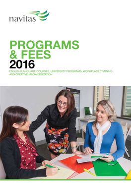 Programs & Fees 2016