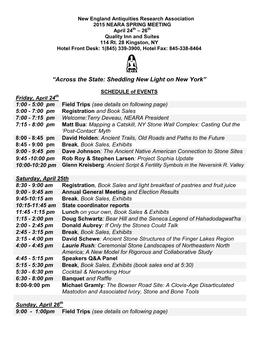 Fall Meeting 2004 First Draft of Program