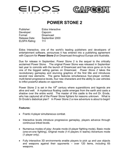 Power Stone 2