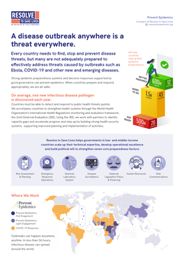 A Disease Outbreak Anywhere Is a Threat Everywhere