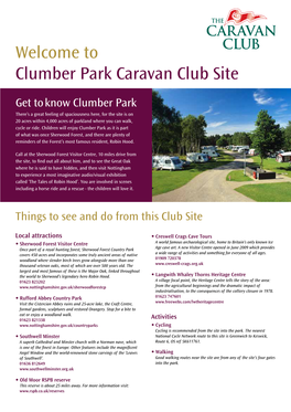 Clumber Park Caravan Club Site