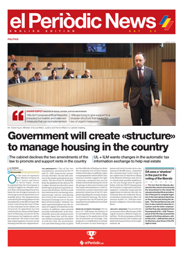 Government Will Create «Structure» to Manage Housing in the Country