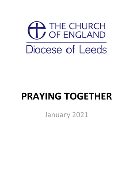 Prayer Diary – January 2021