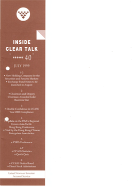 Clear Talk Issue 40