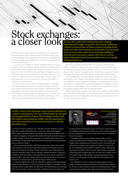 Stock Exchanges