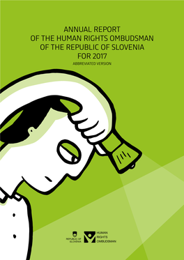 Annual Report of the Human Rights Ombudsman of the Republic of Slovenia for 2017