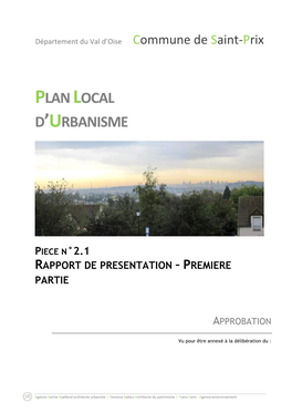 Plan Local D'urbanisme Qui Précise Que : « Les Dispositions Des Articles R