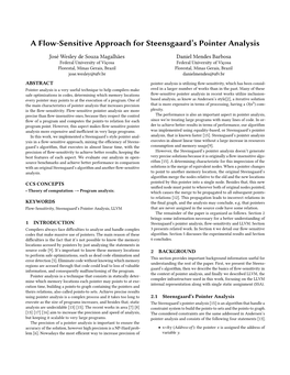 A Flow-Sensitive Approach for Steensgaard's Pointer Analysis