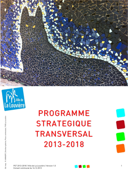 Programme Strategique Transversal 2013-2018