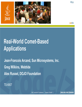 Real-World Comet-Based Applications