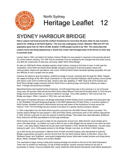 Heritage Leaflet 12