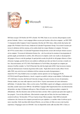 E Bill Gates