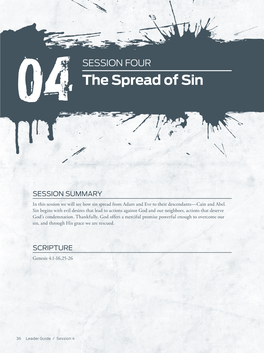 The Spread of Sin
