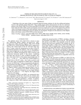 Timing of Millisecond Pulsars in NGC 6752-II. Proper Motions of The