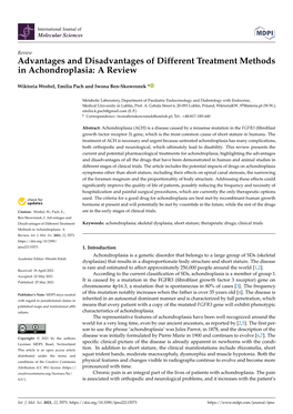 Advantages and Disadvantages of Different Treatment Methods in Achondroplasia: a Review