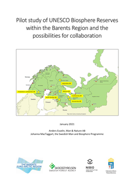 Report Unesco Biosphere Reserves Within the Barents Region