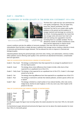 Part 2 - Chapter 5 an Overview of Water Quality in the River Don Catchment 1974-1996