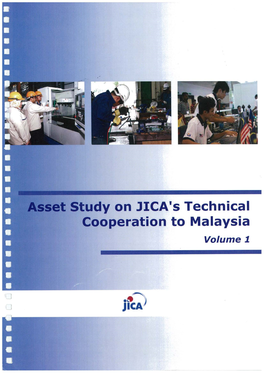 Et Study on JICA's Technical Cooperatio.N to Malaysia Volume 1