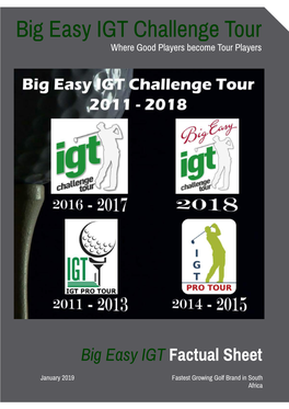 Big Easy IGT Challenge Tour Where Good Players Become Tour Players