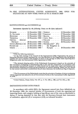 United Nations Treaty Series 1968