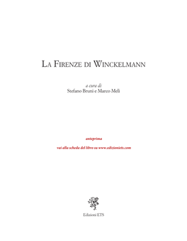 La Firenze Di Winckelmann