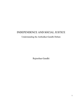 Independence and Social Justice