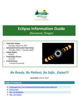 Eclipse Information Guide