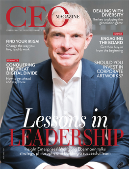 The CEO Magazine, Our First for 2018