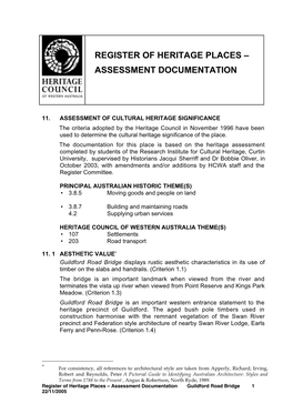 Assessment Documentation