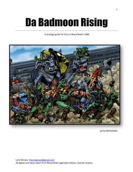 Da Badmoon Rising