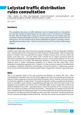 Lelystad Traffic Distribution Rules Consultation PDF, 133.1 Kbyte