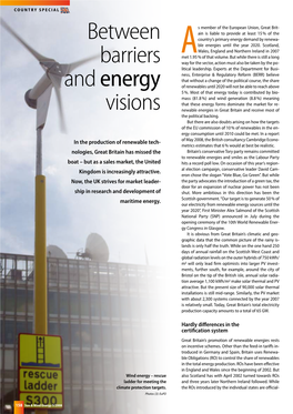 Between Barriers and Energy Visions