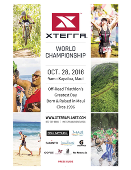 2018 XTERRA Worlds Guide 10.22 2007 XTERRA Maui Press
