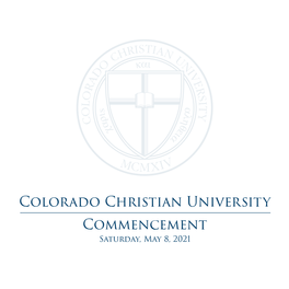 2021 Commencement Program