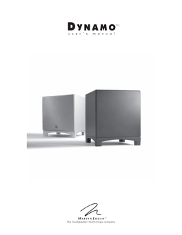 Martinlogan Dynamo Subwoofer