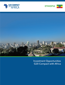 Investment Opportunities G20 Compact with Africa