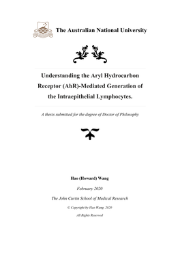 Understanding the Aryl Hydrocarbon Receptor (Ahr)-Mediated Generation Of