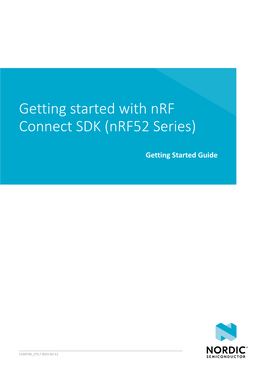 Getting Started with Nrf Connect SDK (Nrf52 Series)