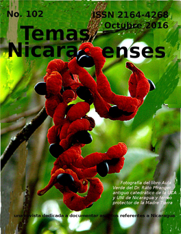 102 –Octubre 2016 ISSN 2164-4268 TEMAS NICARAGÜENSES Una Revista Dedicada a Documentar Asuntos Referentes a Nicaragua