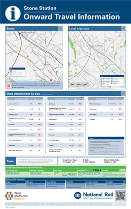 Stone Station I Onward Travel Information Buses Local Area Map